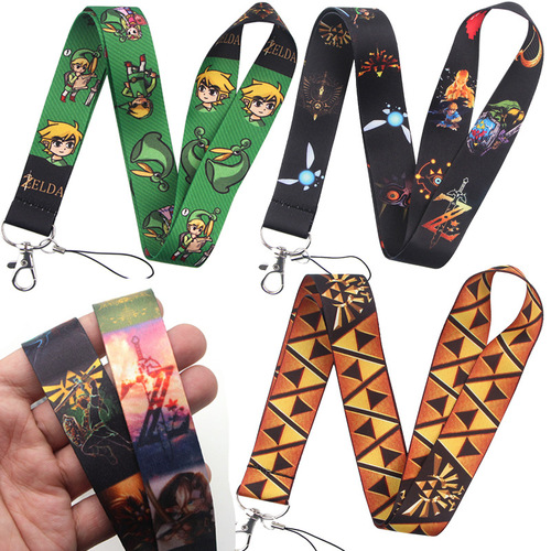 Mobile game Zelda Legend of Zelda mobile phone rope ID card mobile phone tag hanging neck key chain lanyard accessories