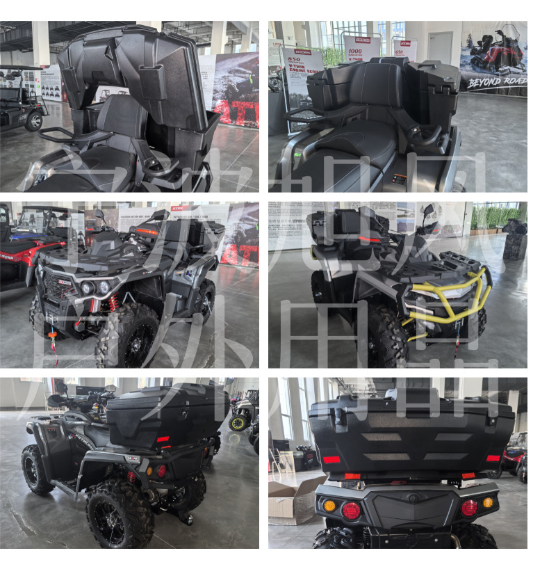 Atv Four-Wheel Motorcycle Rear Trunk Atv Manufacturer Direct Sales 120L Large Capacity Suitable for All Models