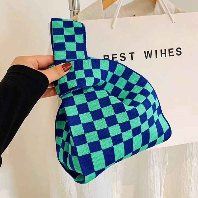 Ins versión coreana de primavera y verano nuevos bolsos de mujer, bolsos de mano, bolsos de punto de nicho simples, bolsos de chaleco, bolsos de mensajero