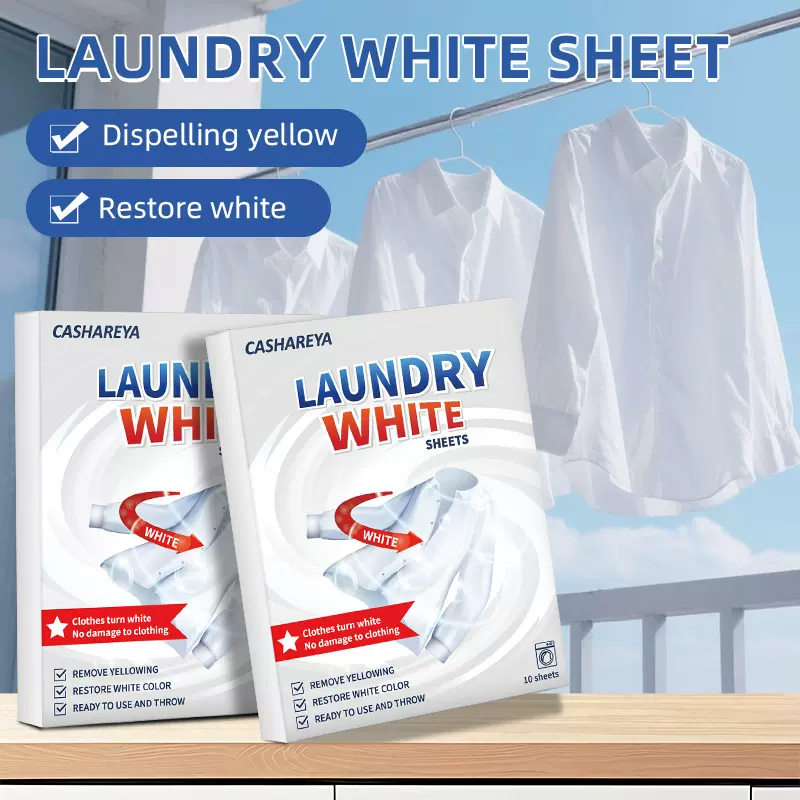 增白片新款衣物洗白去黄洗衣伴侣去污渍增白神器白色衣服漂黄修复
