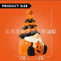 ハロウィーンHalloween dwarf encoding with light小人地精カボチャランプ
