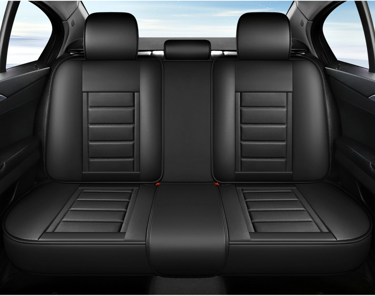 Cross-border New Full Leather Car Cushion Four Seasons Universal Seat Cover Full Surrounding Seat Cover Comfortable Seat Cushion for Trolley