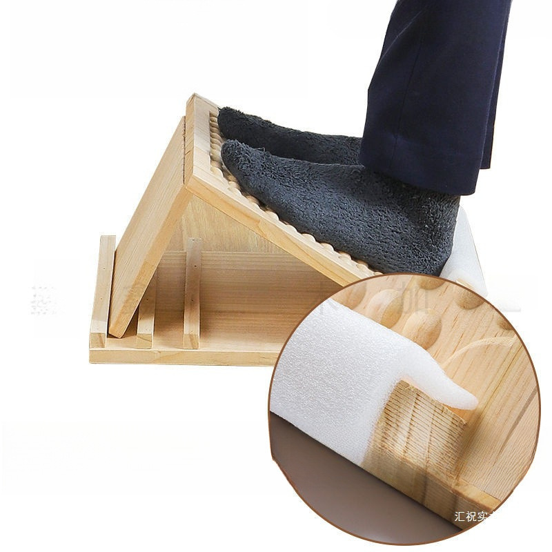 Solid Wood Stretching Board, Inclined Board for Rehabilitation, Standing Correction, Fitness, Buttocks Shaping Board, Yoga, Leg Shaping, and Beauty Leg Shaping