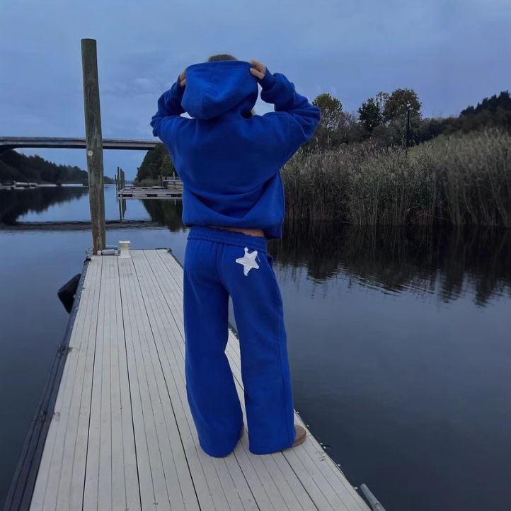 Sweater Suit Leaves Pattern 3D Printing Leisure Sports Suit