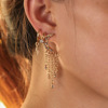 Small design earrings stainless steel, trend of season