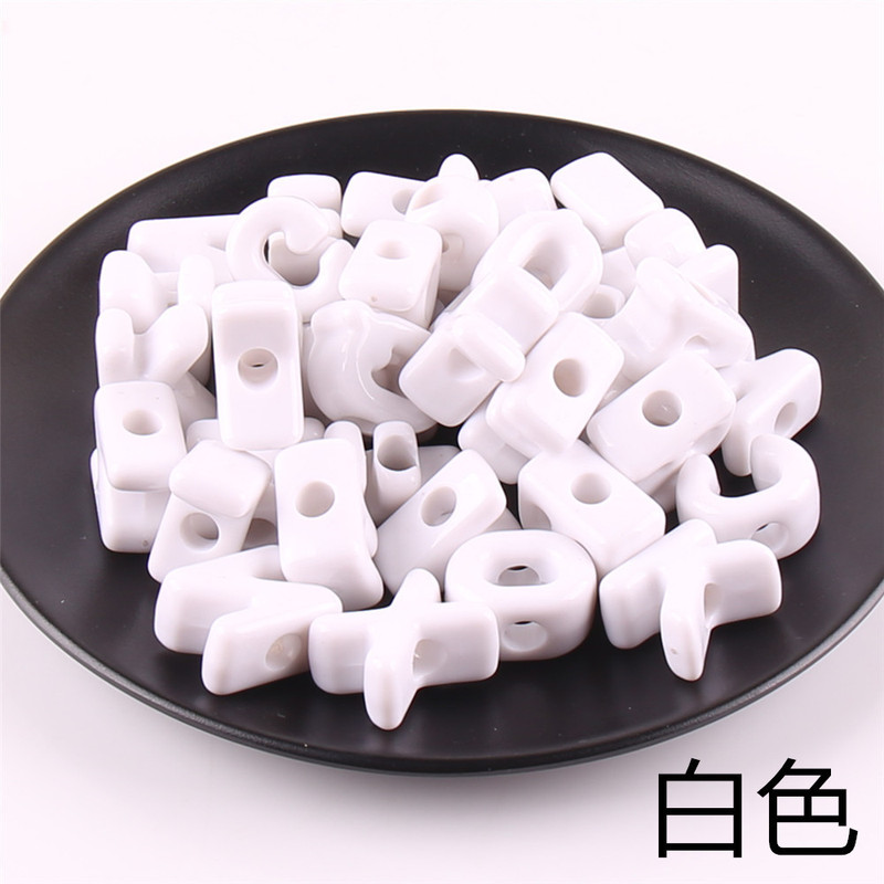 大穴レタービーズアクリル英語手作りビーズルースビーズ携帯電話チェーンペンダント diy 材料ジュエリーアクセサリー|undefined