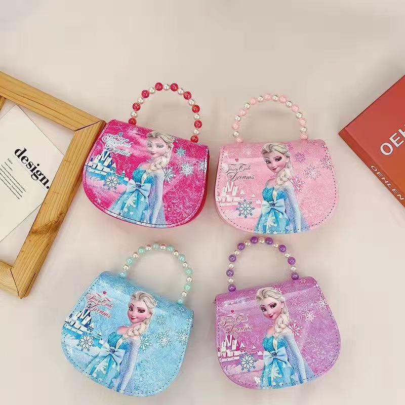 2024 nuevo bolso de hombro de hielo y nieve para niños de moda princesita salvaje fuera de la tendencia Aisha bolso de mensajero portátil lote