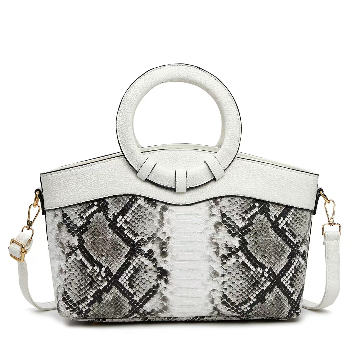 2025 otoño nuevo bolso de mujer estilo europeo y americano estilo de piedra anillo de hombro bolsas transfronterizas