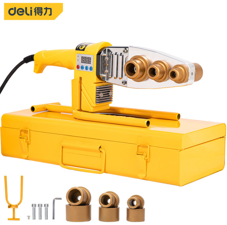 得力32型1200W数显热熔器20-32mm塑料焊接水暖管熔接机DL397132S