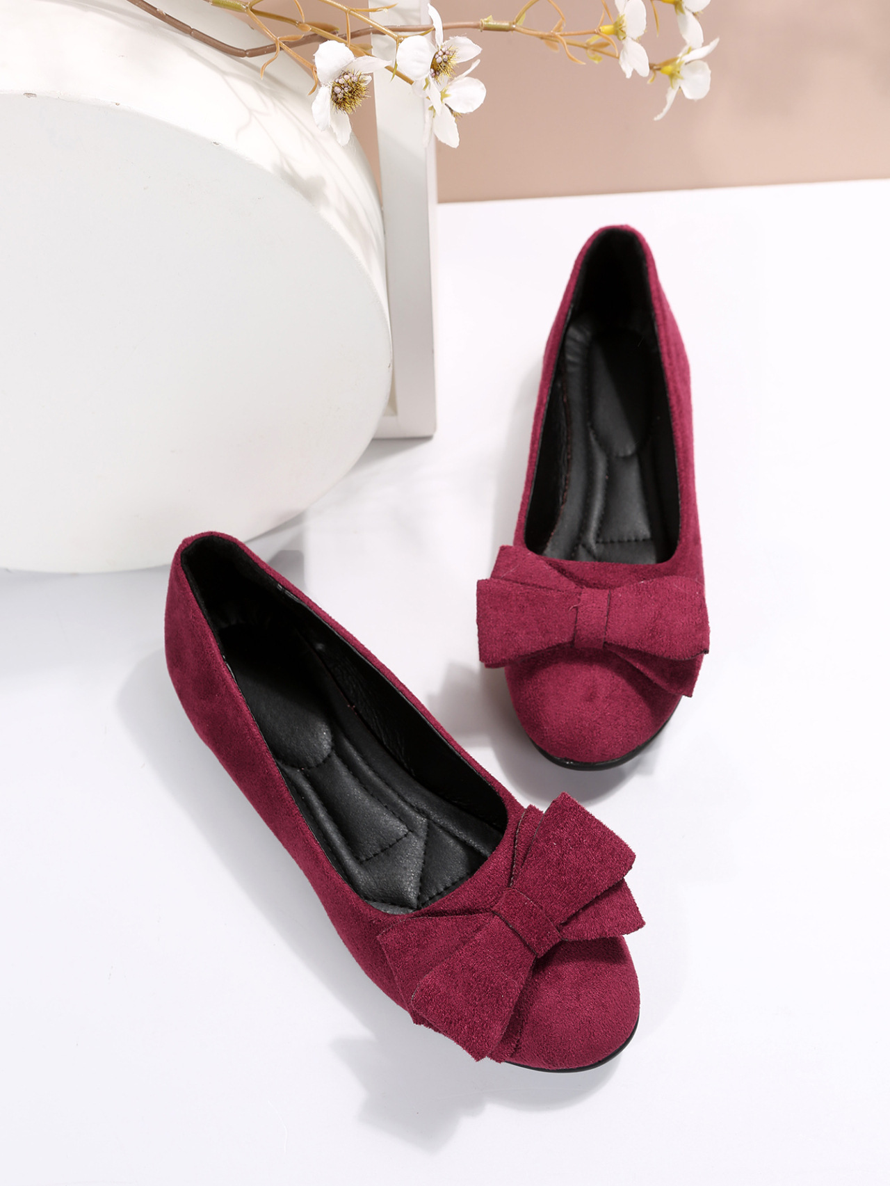 Women's Vintage Style Solid Color Round Toe Flats display picture 3