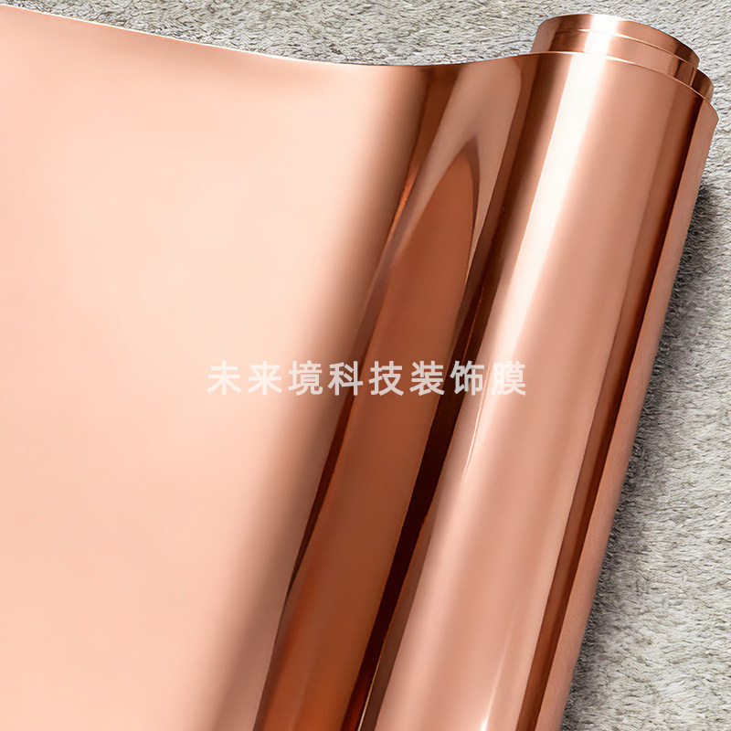 PET mirror electroplating film, shiny silver-gold electroplating, tungsten steel gray, green, purple, red, blue motorcycle car color change film