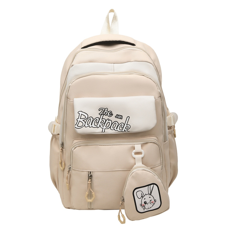 Mochila Venta directa de fábrica Mochila doble de conejo de gran capacidad Mochila escolar para estudiantes de secundaria y preparatoria Mochila linda para niñas