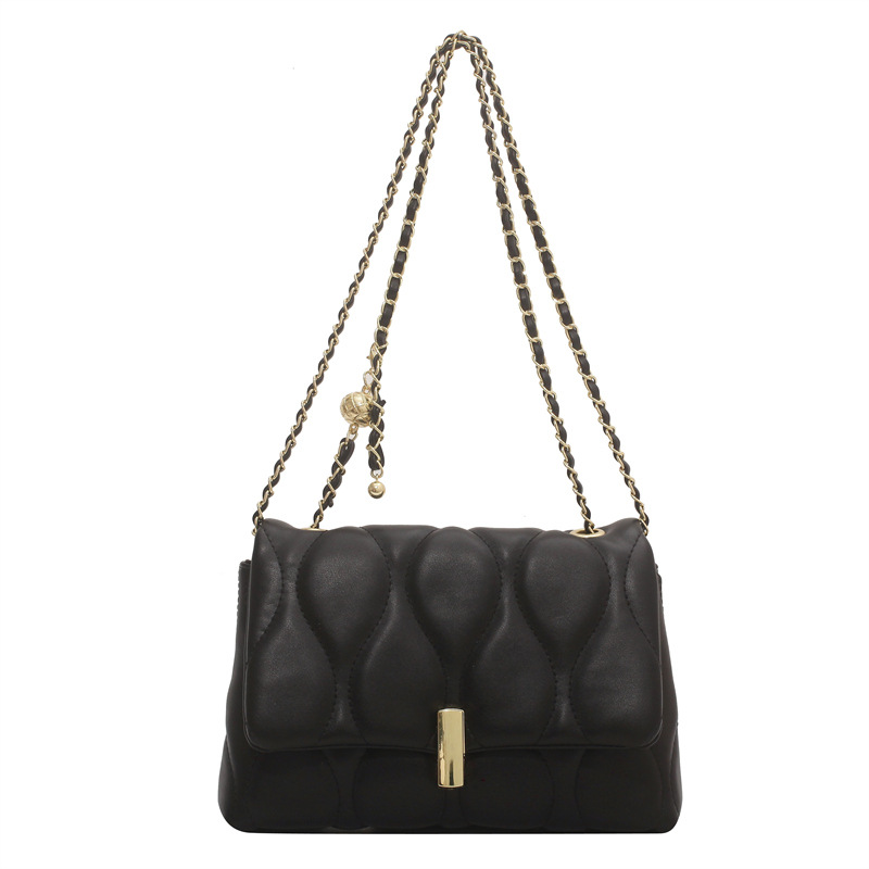 Bolso de moda de estilo occidental para mujer 2025 nuevo bolso cuadrado pequeño de moda de todo fósforo bolso de mensajero de un solo hombro con cadena de ocio de alta gama