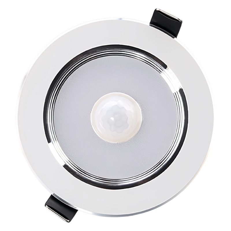 Escaleras iluminación de sótano ahorro de energía empotrado oculto orificio abierto sensor LED downlight