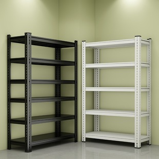 Angle Steel Shelves Multi-Layer Storage Racks Integrated Wall-To-Ceiling Storage Shelves Balcony Storage Household Utility Room Simple