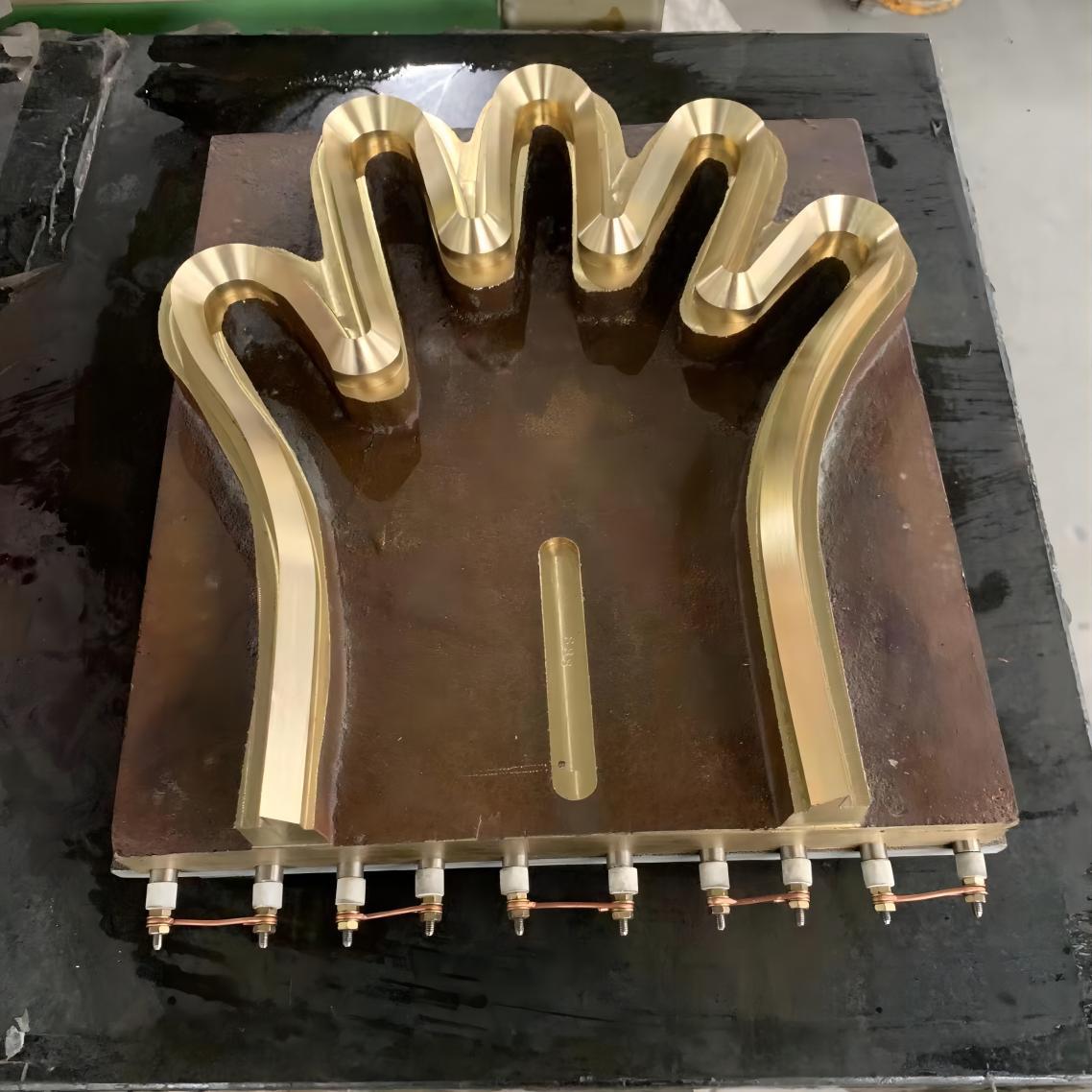 CPE手套模具，一次性手套铜模，全自动机，TPE黄铜