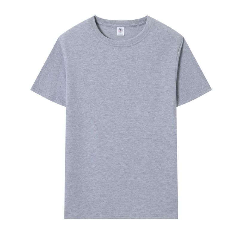 夏半袖Tシャツ、日常作業服、クラス服、ポリエステルラウンドネック文化シャツ、スポーツレジャートップス|undefined