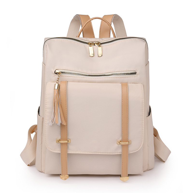 2023 nueva mochila de nailon para mujer coreana, mochila de viaje al aire libre de gran capacidad de moda, mochila escolar al por mayor