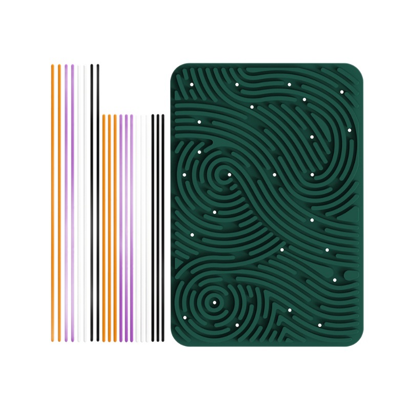 Transfronterizos de venta caliente almohadilla de juegos de descompresión tablero de movimiento de silicona para niños tablero de movimiento sensorial de grado alimenticio libre de BPA