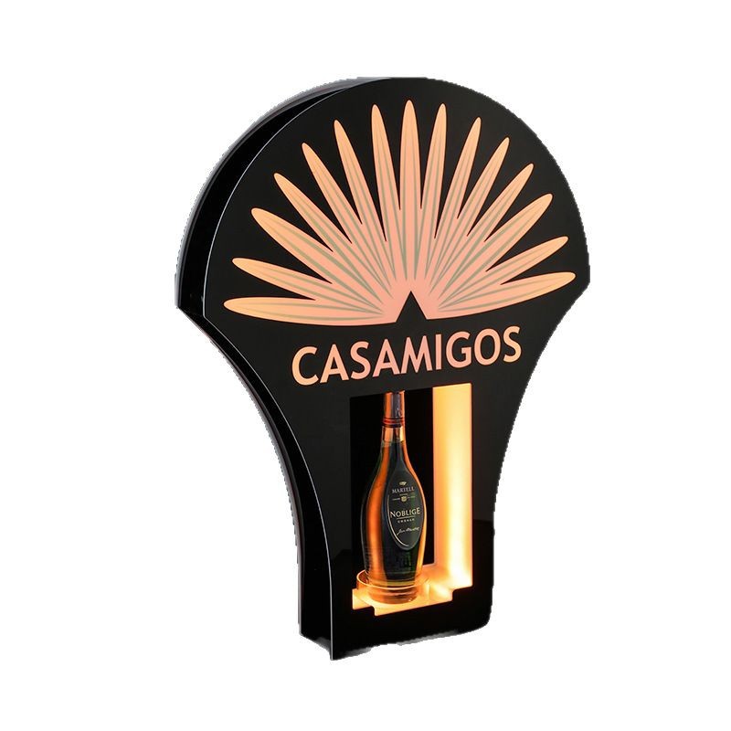 Zoshang bar KTV brillante asiento de vino condujo base de vino rojo tequila champán estante de exhibición estante de vino creativo club nocturno