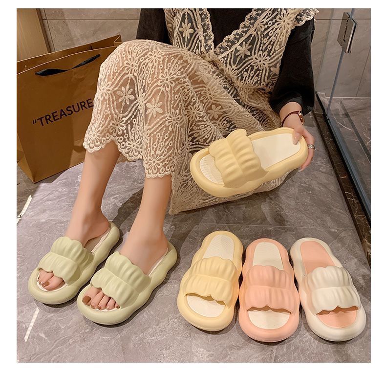 Women Slippers Flip-Flops Pool Rubber Leather Quick Drying Sandals_voghion.com