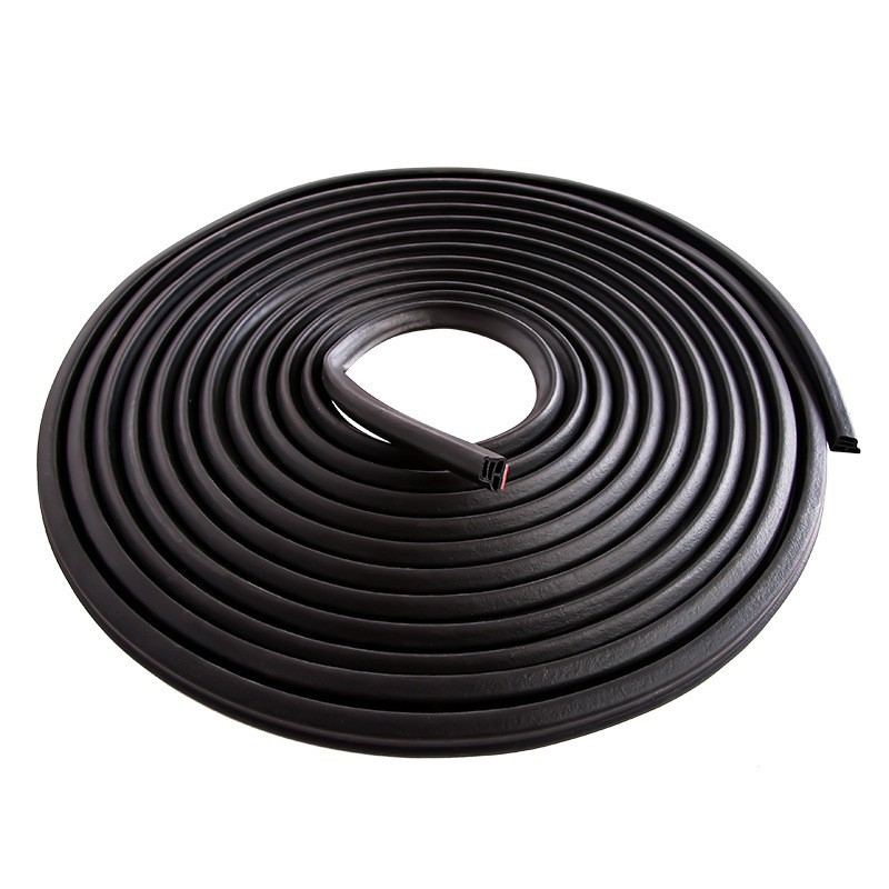 Car Sealing Strip, Door Soundproofing Strip, Front Hood Rubber Strip, New Three-Layer Thickened L-Shaped Dustproof and Waterproof Model