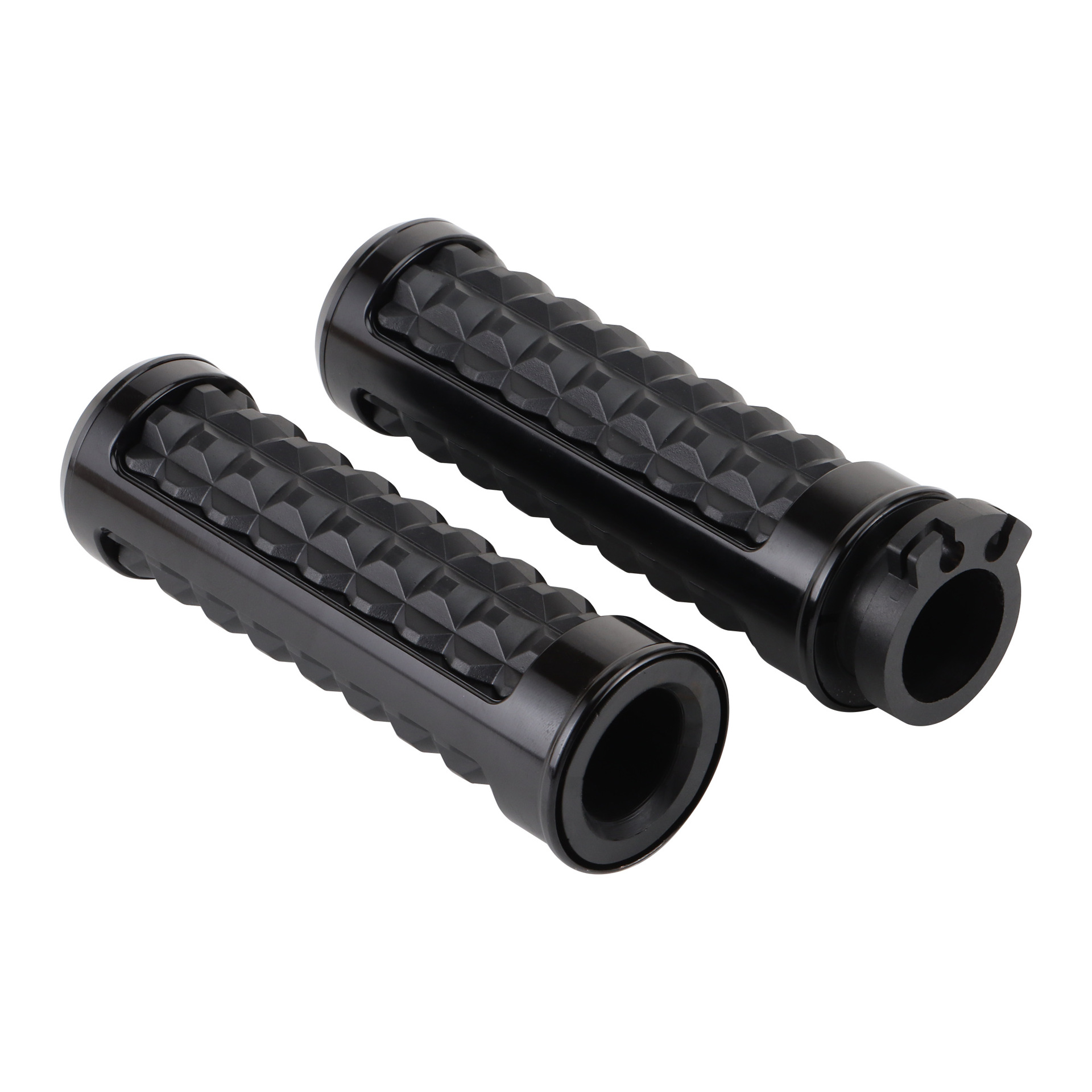 Motorcycle handlebar handle cover motorcycle modification parts half glue half aluminum handle cover accessories