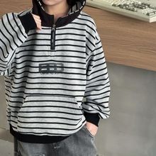 男童卫衣春秋新款儿童上衣中大童帽衫拉链衫巨好穿乳白色灰色现货