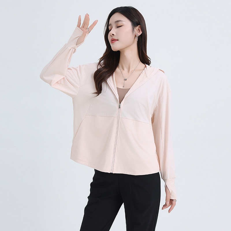 Summer New Original Yarn Nylon Hooded Sun Protection Clothing for Men and Women, Loose Breathable Anti-Uv Sun Protection Clothing for Couples