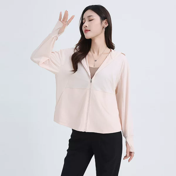 Summer New Original Yarn Nylon Hooded Sun Protection Clothing for Men and Women, Loose Breathable Anti-Uv Sun Protection Clothing for Couples
