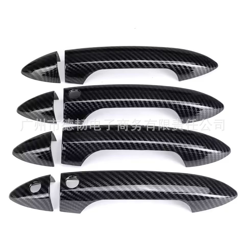 Suitable for 14-17 Models of Honda Accord, Glossy Black Handle Stickers for the Ninth Generation and Ninth Generation Half Accord Door Handle Decoration