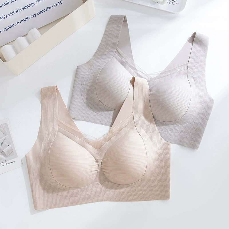 Underwear, thin tank top, push up bra, plus size