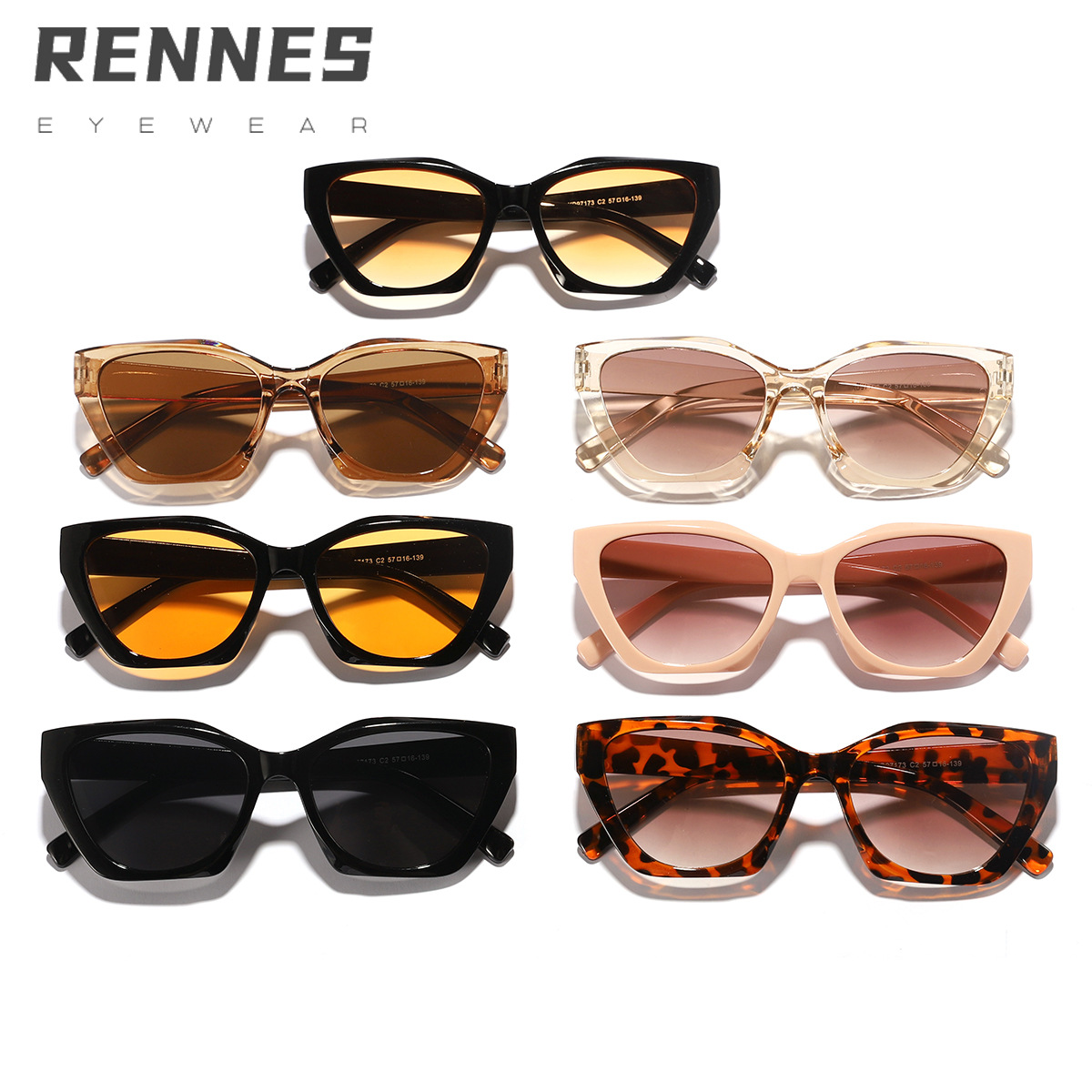 2024 nuevo retro irregular de bordes estrechos de color negro gafas de moda al aire libre protección solar desgaste esencial gafas de sol