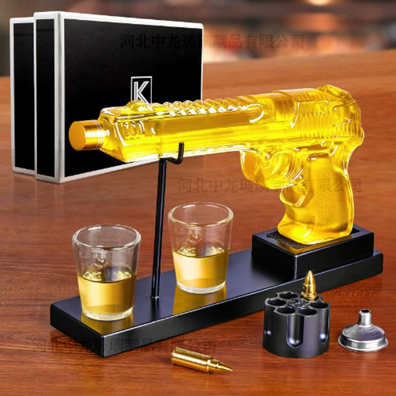 Набор графинов, мужской подарок на день рождения, специальный красный винный виски для любителей оружия, диспенсер для вина