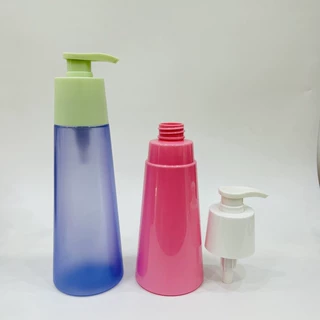 工厂定制250/400/500ML PET乳液分装瓶锥形瓶 洗发水瓶儿童洗护瓶