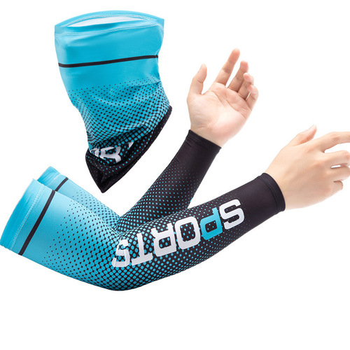 Sun protection ice sleeves for men and women, hand sleeves and arm guards, summer sports and fitness ice silk sleeves, plus fat loose driving arm sleeves