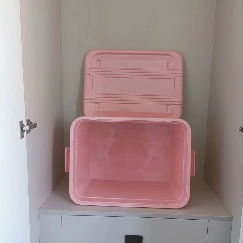 プラスチック収納ボックス蓋付き衣類収納スナック雑貨収納ボックス車載キャンププラスチック収納ボックス|undefined