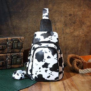 European and American Retro Cross-border Printed Western Women's Bohemian Small Shoulder Bag Sling Bag Chest Bag Women's Bag
