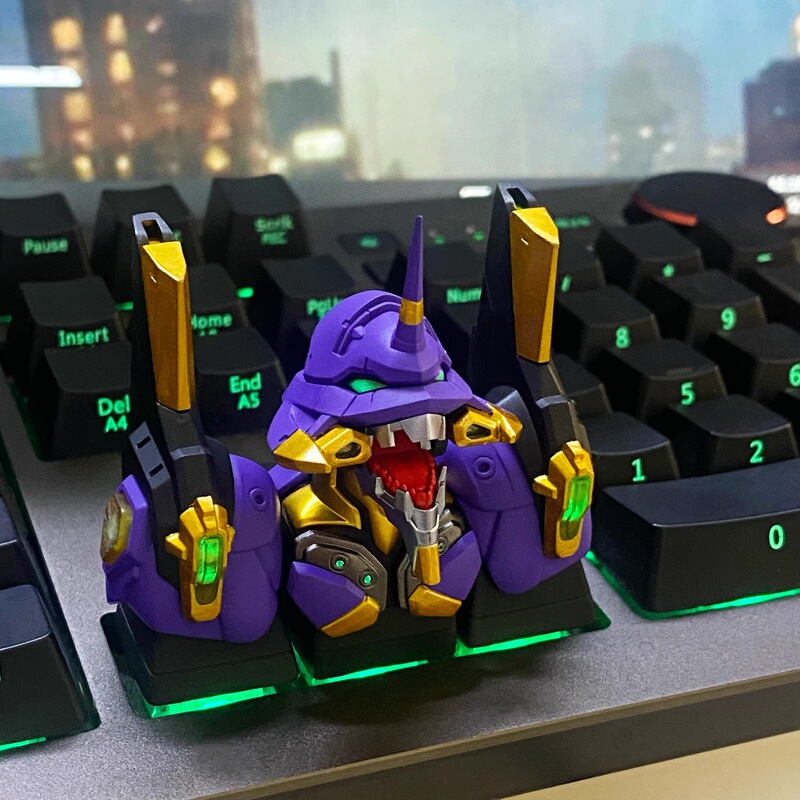 Eva Keycap Neon Genesis Evangelion Keycap Mecha Keycap Unit 1 Keycap Unit 0 Strike Mechanical Key
