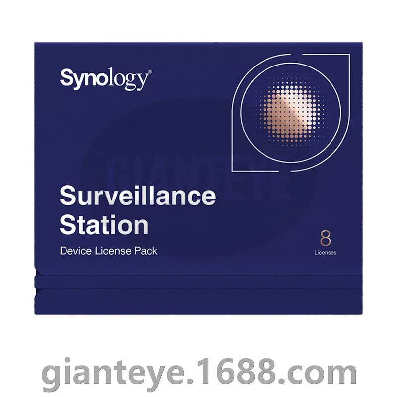 Synology device License*8 license code 8 video surveillance camera permit
