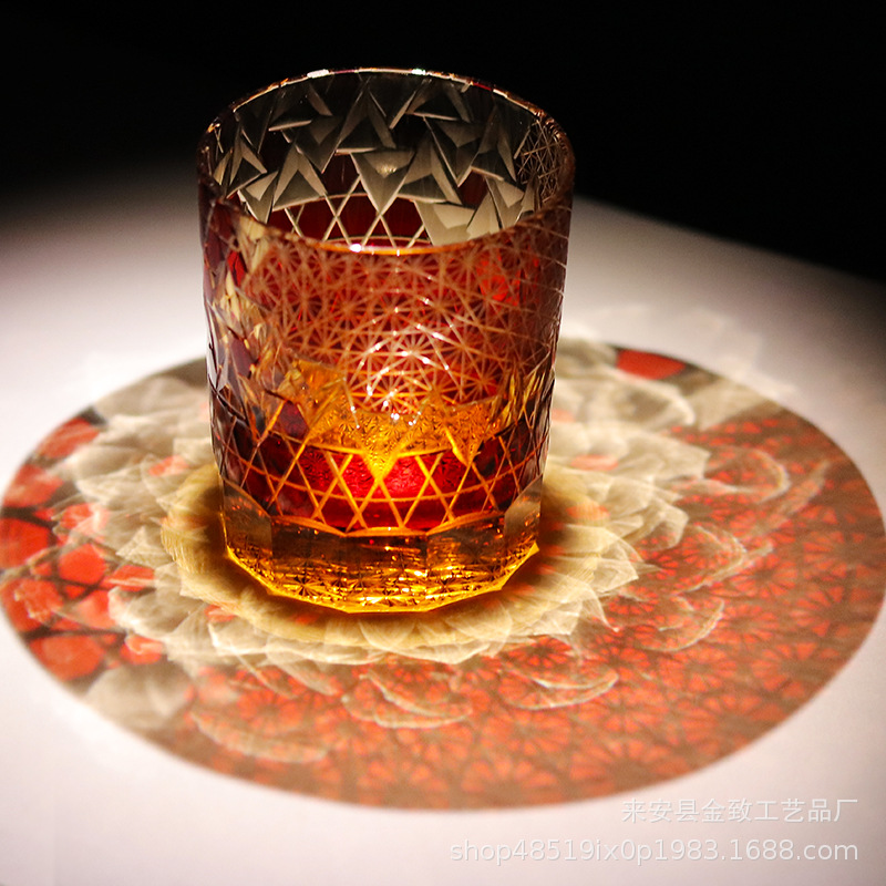 Copa de cristal Edo de estilo japonés, copa de whisky, copa de vino hecha a mano de alta calidad, copa de bar, copa de cerveza, regalo
