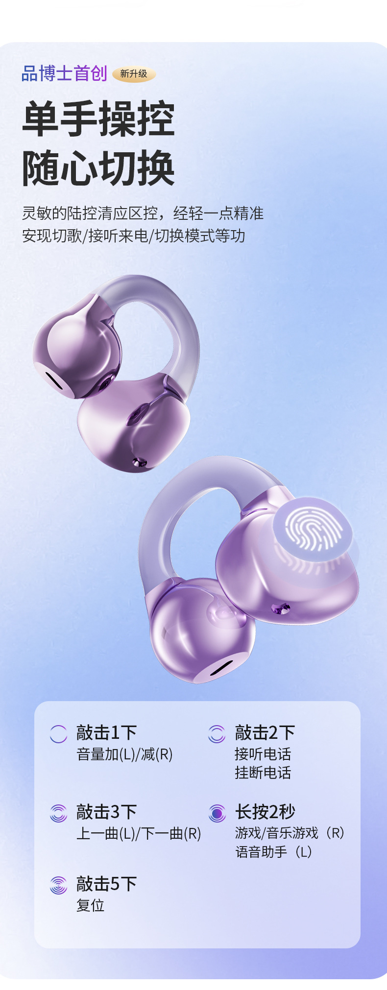 Beambox conference headphones feature intelligent AI recording, transcription, simultaneous interpretation, Bluetooth wireless headphones, and ear clip noise reduction undefined