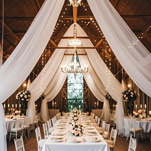 O 37518 Wedding Swiss Voile Backdrop ����ɴᣱ��� �羳ŷ����