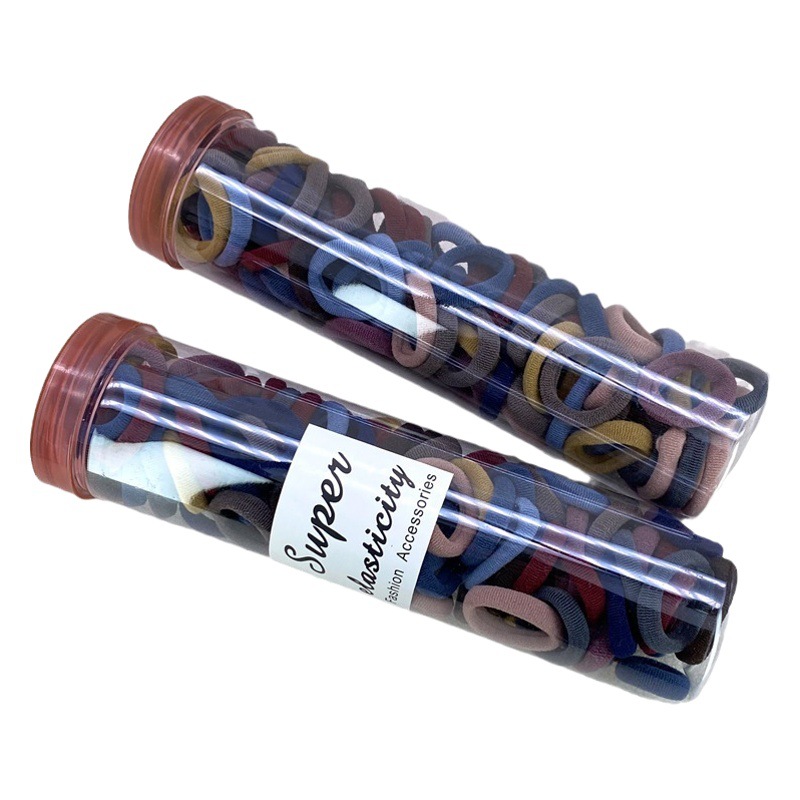 Banda de goma para niños banda de pelo de bebé lazo de pelo Pequeño anillo de toalla de banda de goma no duele la elasticidad del cabello