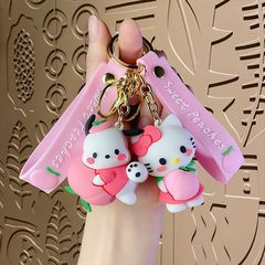 新型アニメのサンリオのキーホルダーが可愛いです。