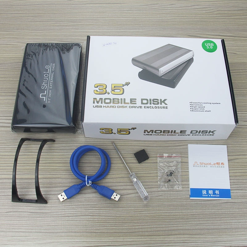 Корпус внешнего жесткого диска USB3.0 с таблицей последовательного порта, внешний кожух SATA для мобильного жесткого диска