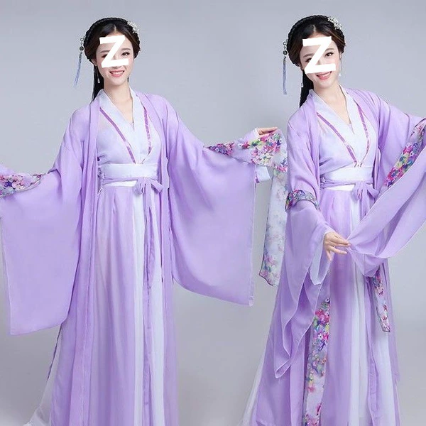 Violet gives away printed shawl