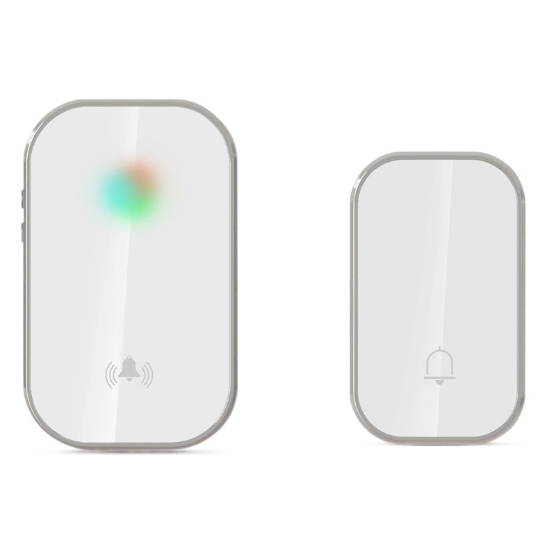 Timbre inalámbrico para el hogar, digital, de larga distancia, uno a dos, timbre eléctrico ilimitado, ding dong, timbre con control remoto impermeable