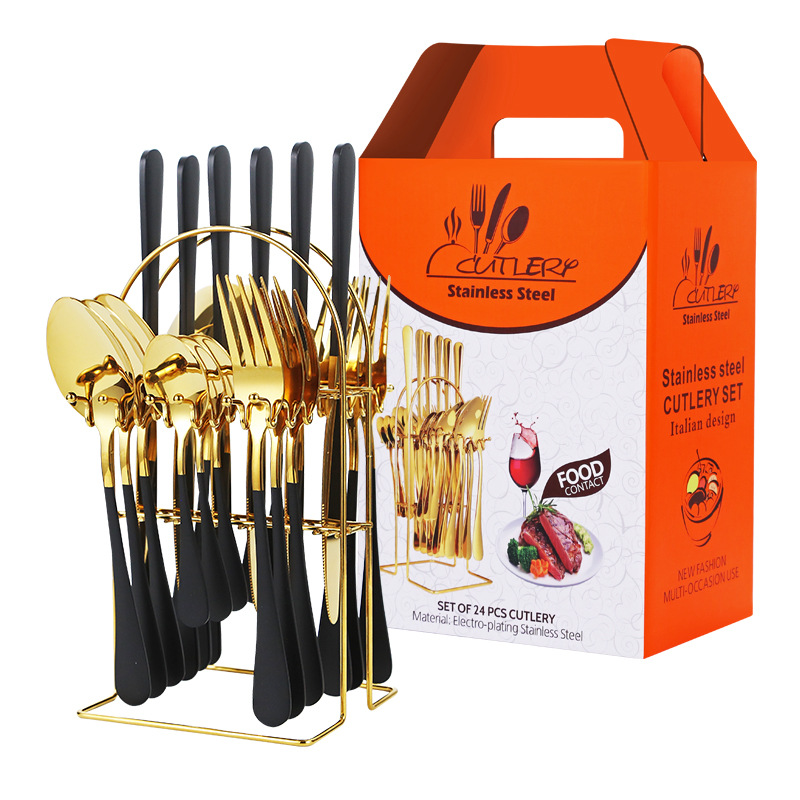 블랙 골드 24PC-레드 박스