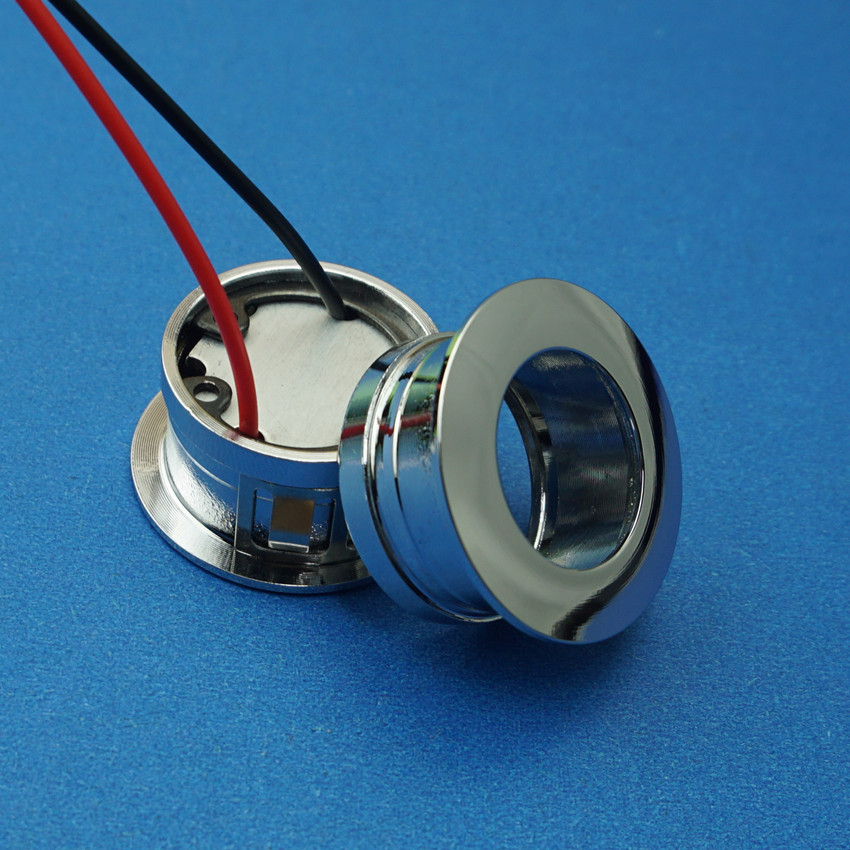 LED迷你小射灯外壳 0.2W低亮嵌入式射灯套件 牛眼灯25MM开孔配件